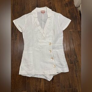 Show Me Your Mumu Bicoastal Blazer Romper XS